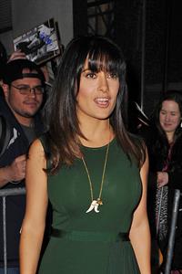Salma Hayek leaving The Wendy Williams Show in NYC 11.10.12