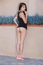 Sporty Megan in a Dress