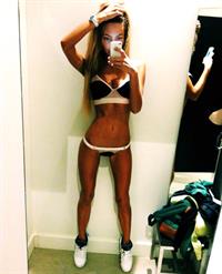 Alexandra  Sasha  Markina in a bikini taking a selfie