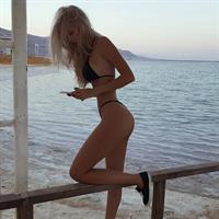 Maria Domark in a bikini