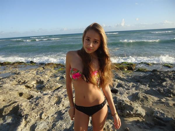 Paige Jimenez in a bikini