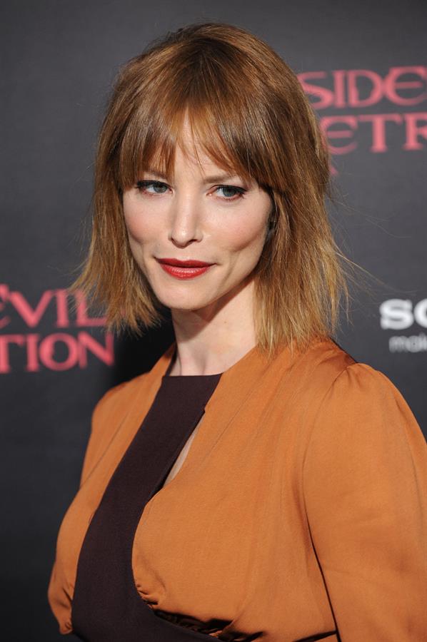 Sienna Guillory Resident Evil: Retribution - Los Angeles Premiere, 13 Sep 2012 
