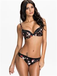 Johanna Lundback in lingerie