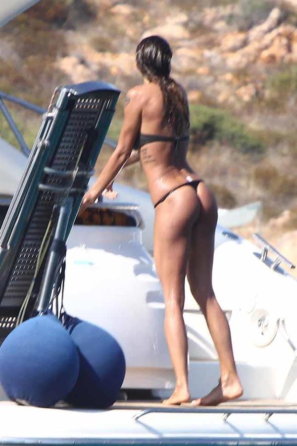 Nina Moric in a bikini - ass