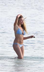 April Summers in a bikini