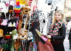 Stefanie Scott on holiday in NY 12/28/12 