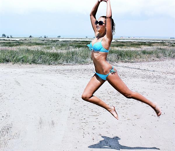 Kristina Krajt in a bikini