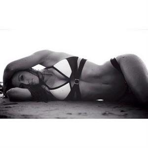 Ellie Gonsalves in a bikini