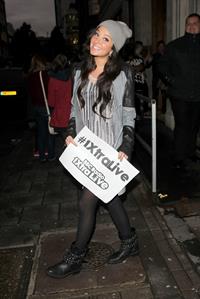 Tulisa Contostavlos Radio 1 in London - October 26, 2012
