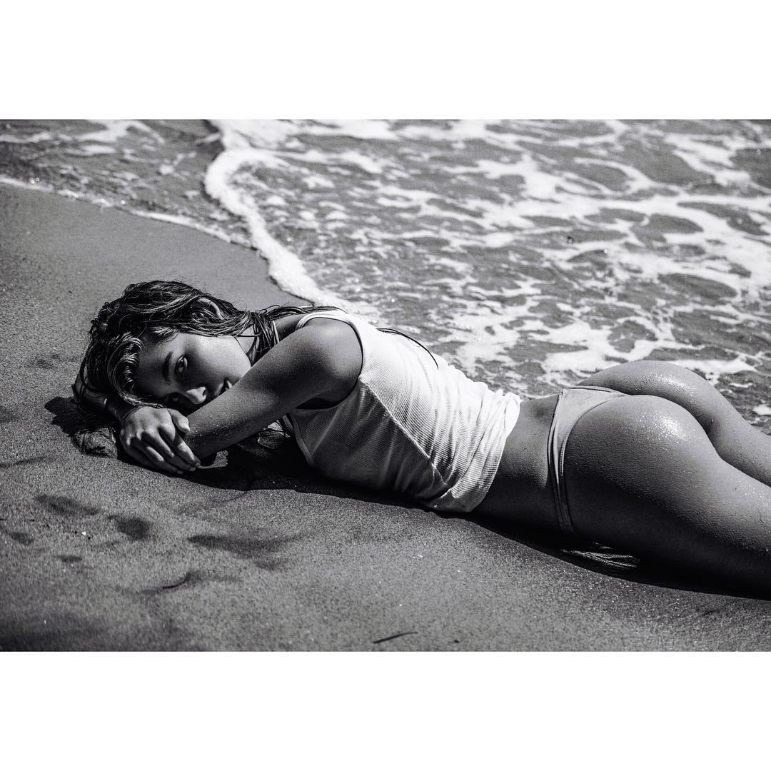 Camila Morrone in a bikini - ass