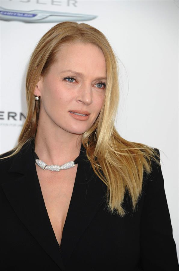 Uma Thurman New York Premiere of 'Playing for Keeps' presented by The Cinema Society & Film District December 5 