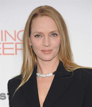Uma Thurman New York Premiere of 'Playing for Keeps' presented by The Cinema Society & Film District December 5 