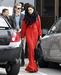Vanessa Hudgens - headed to church in Hollywood 12/30/12  