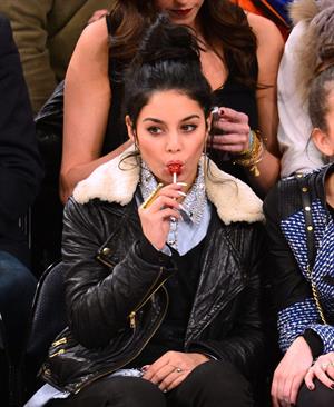 Vanessa Hudgens at Dallas Mavericks vs New York Knicks Game 9/11/12 