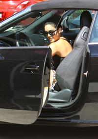 Vanessa Hudgens at a Piloing class in Studio City 9/29/12 