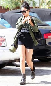 Vanessa Hudgens heading to a gym in LA October 3, 2012 