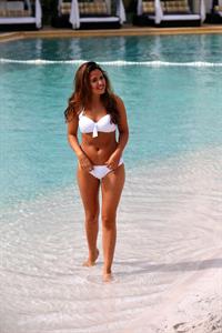 Nadia Forde in a bikini