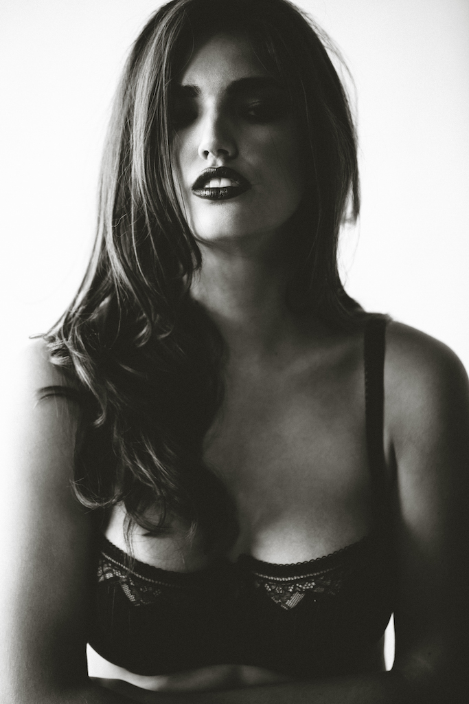 Hailee Lautenbach in lingerie