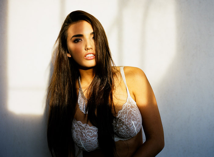 Hailee Lautenbach in lingerie