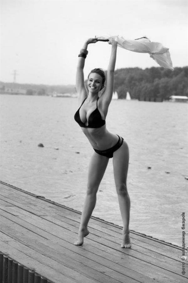 Alena Vodonaeva in a bikini