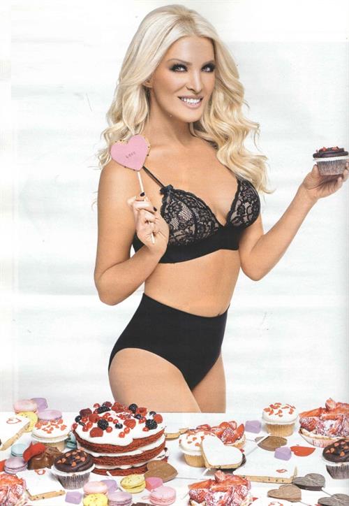 Katerina Kainourgiou in lingerie