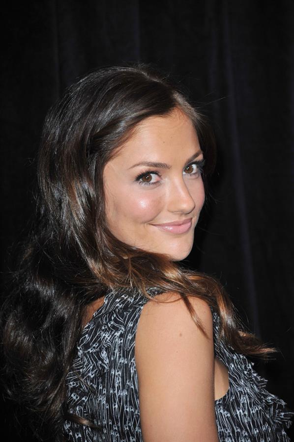 Minka Kelly Instyles 9th annual awards season Diamond Fashion Show preview at the Beverly Hills Hotel on January 14, 2010 