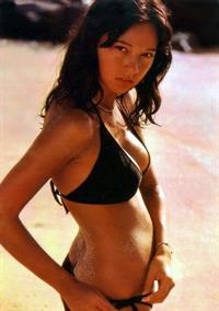 Agnes Lum in a bikini