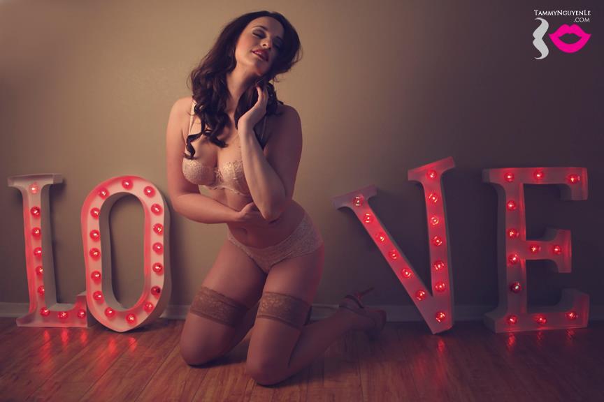 Kayla Swift in lingerie