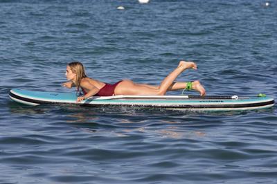 Kimberley Garner in a bikini