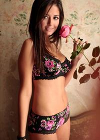 Carla Ossa in lingerie