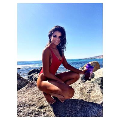 Alana Campos in a bikini