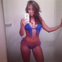 Nicole Mejia in a bikini