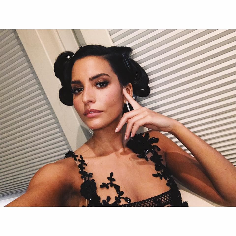 Genesis Rodriguez taking a selfie