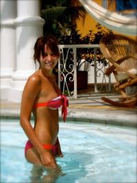 Genesis Rodriguez in a bikini