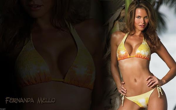 Fernanda Mello in a bikini