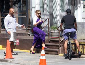 Mariah Carey strolls around New York City August 25, 2014