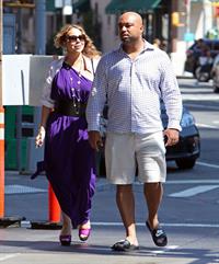 Mariah Carey strolls around New York City August 25, 2014