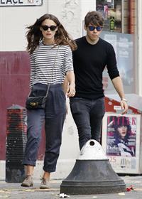 Keira Knightly & husband James Righton out shopping in North London September 3, 2014