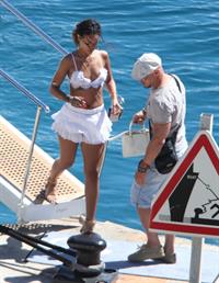 Rihanna in Calvi, Corsica