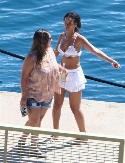 Rihanna in Calvi, Corsica