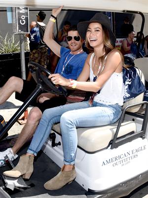 Jamie Chung at the 2014 Budweiser Made in America Festival in Los Angeles on August 30, 2014