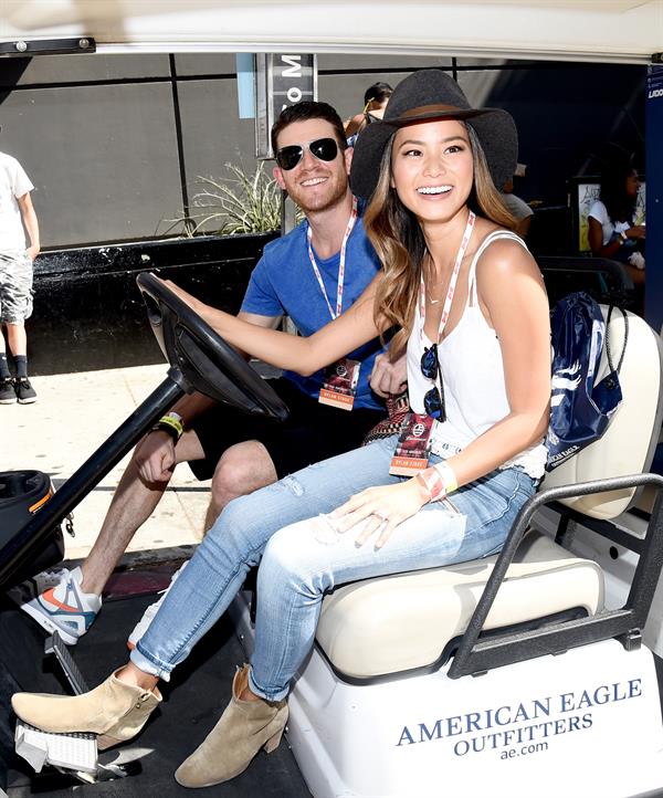 Jamie Chung at the 2014 Budweiser Made in America Festival in Los Angeles on August 30, 2014