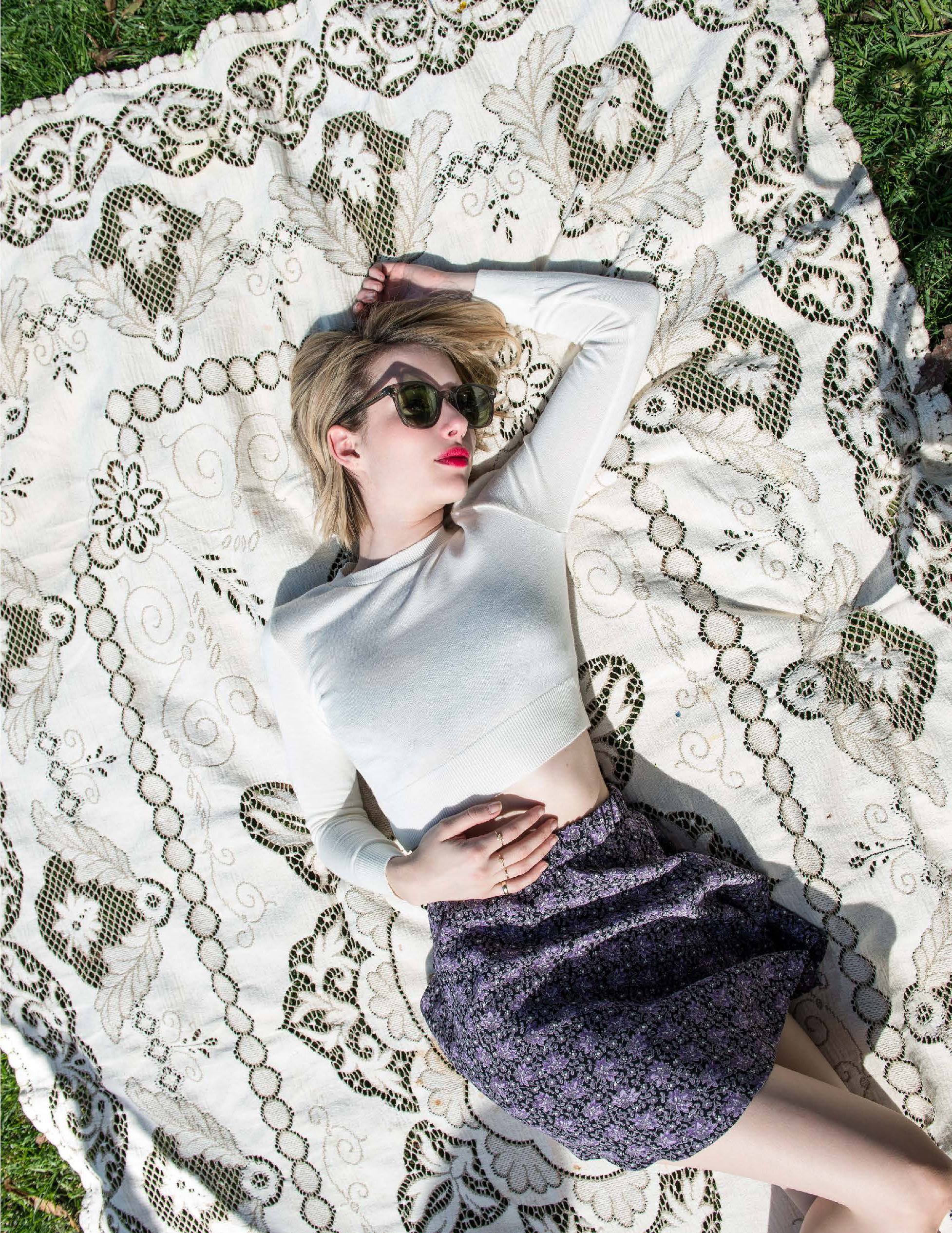 Emma Roberts Elkin Fall Winter Photoshoot 2014