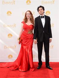 Christina Hendricks at the 66th annual Primetime Emmy Awards, August 25, 2014