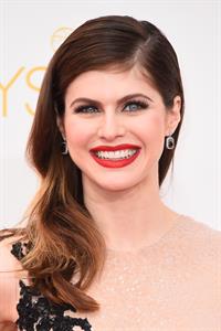 Alexandra Daddario at the 66th annual Primetime Emmy Awards, August 25, 2014