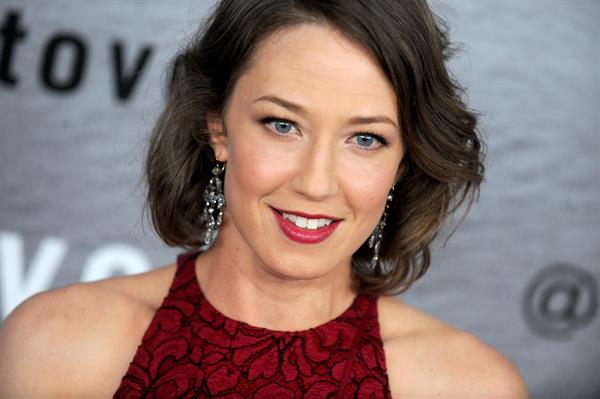 Carrie Coon attends 'The Leftovers' premiere at NYU Skirball Center on June 23, 2014 in New York City