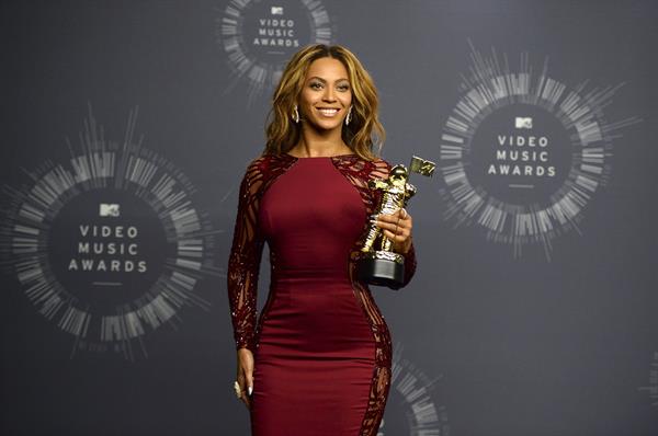 Beyonce attends 2014 MTV Video Music Awards, Inglewood August 2014