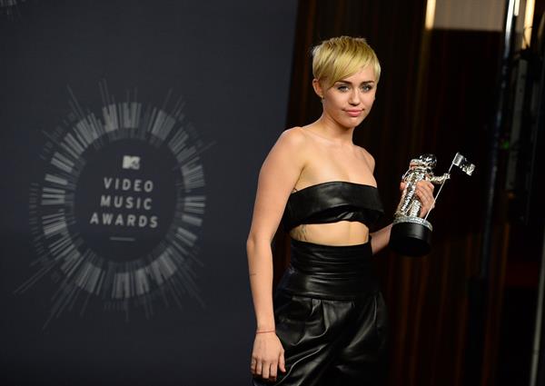 Miley Cyrus at the MTV Video Music Awards Aug. 24, 2014