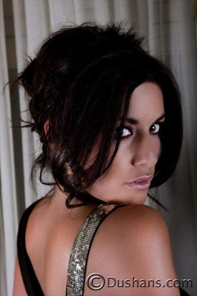 Claudia Romani in a bikini