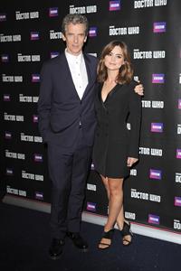 Jenna Coleman Dr. Who premiere in London August 23, 2014